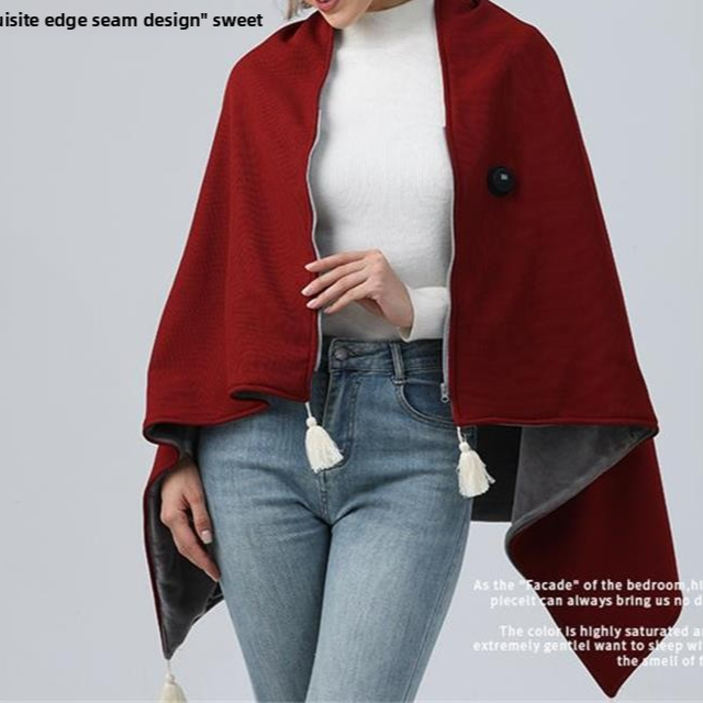Cozy Heat Shawl USB Rechargeable