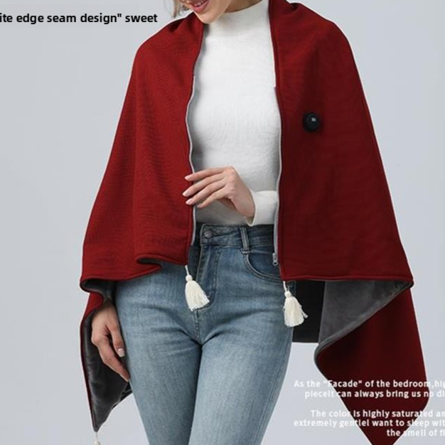 Cozy Heat Shawl USB Rechargeable