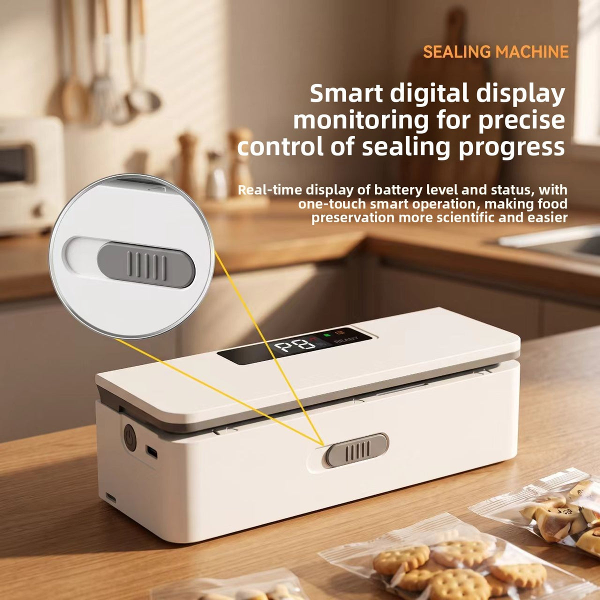 Mini Household Heat Sealer for Food Bags